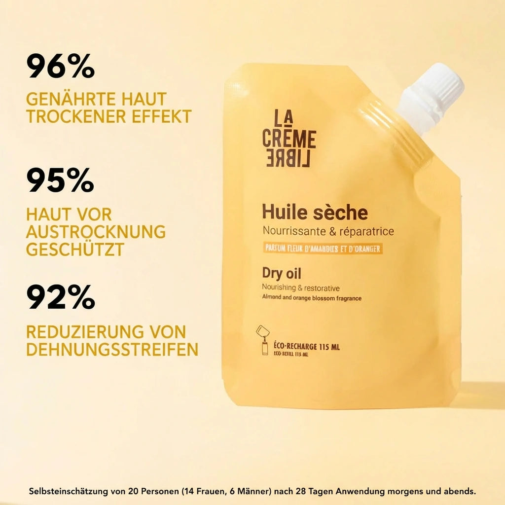 Recharge | 3-in-1 Trockenöl – Orangenblüte & Mandel | 115 ml Nachfüllung