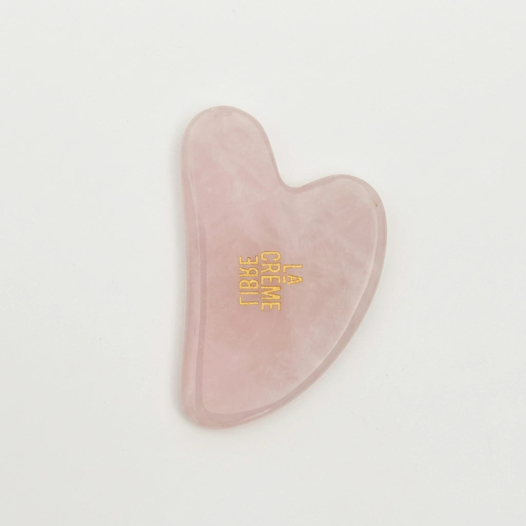 Gua Sha en Quartz Rose